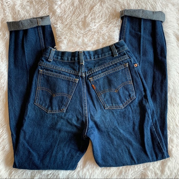 Levi's Vintage Orange Tab Mom Jeans RARE - Picture 5 of 13